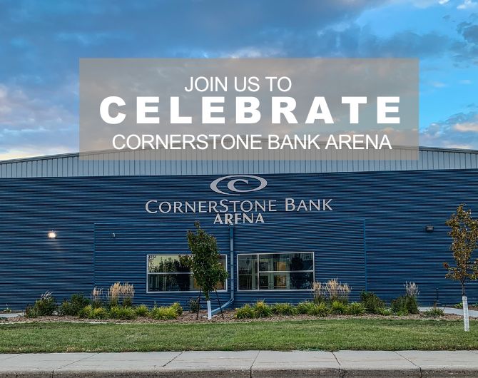 Celebrate Cornerstone Bank Arena with the Fargo Park District! Fargo